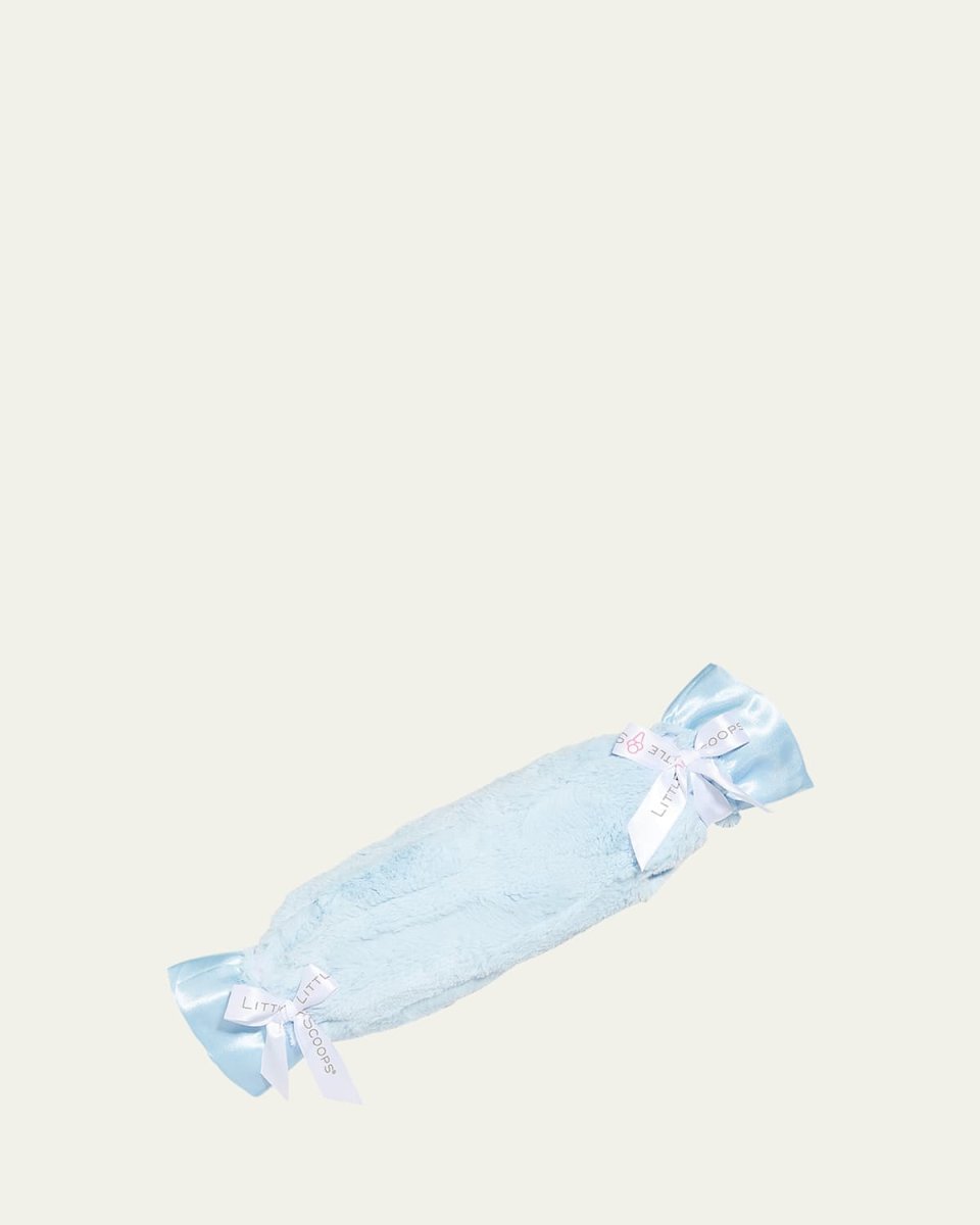 Boy's Plush Satin Security Blanket